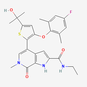 molecular formula C26H28FN3O4S B12406443 Bet-IN-10 