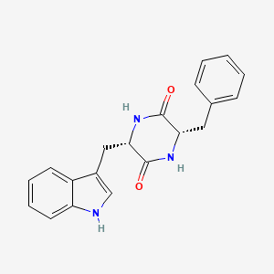 molecular formula C20H19N3O2 B1240647 (11S,14S)-环-(L-色氨酸-L-苯丙氨酸) 