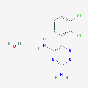 molecular formula C9H9Cl2N5O B12406493 Lamotrigine (hydrate) 