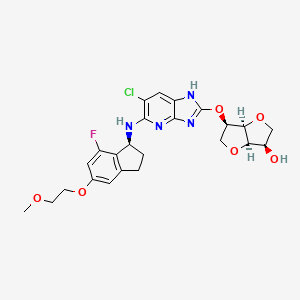 molecular formula C24H26ClFN4O6 B12406510 AMPK activator 10 