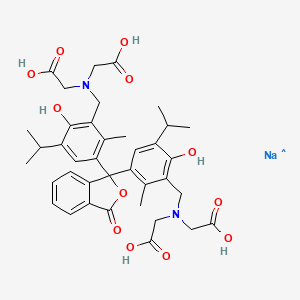 molecular formula C38H44N2NaO12 B12406562 Thymolphthalexon 