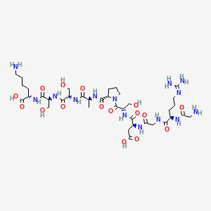 molecular formula C37H64N14O16 B12406564 G-{d-Arg}-GDSPASSK 