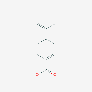 molecular formula C10H13O2- B1240657 Perillate 