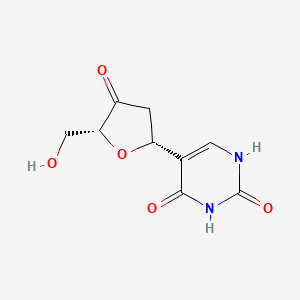 (2R-cis)-5-[Tetrahydro-5-(hydroxymethyl)-4-oxo-2-furanyl]-2,4(1H,3H)-pyrimidinedione