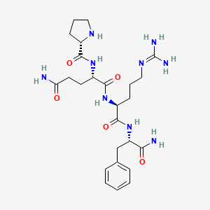 molecular formula C25H39N9O5 B12406592 Neuropeptide FF (5-8) 