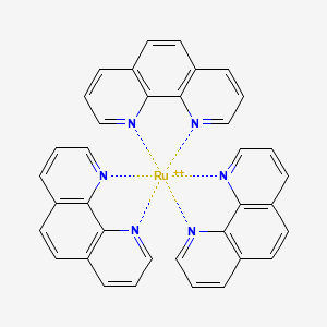 molecular formula C36H24N6Ru+2 B1240660 三(1,10-菲咯啉)钌(2+) 
