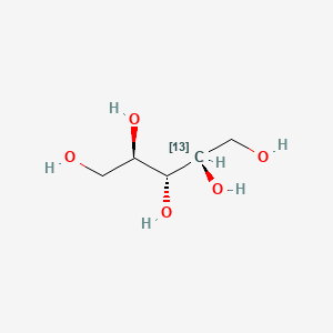 molecular formula C5H12O5 B12406622 D-Arabitol-13C-1 