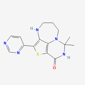 molecular formula C15H17N5OS B12406625 Cdc7-IN-9 