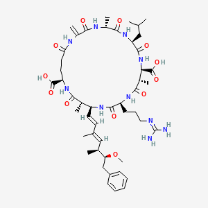 molecular formula C48H72N10O12 B12406631 7-Desmethylmicrocystin-LR 