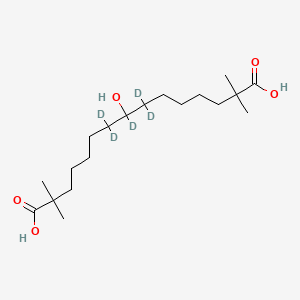 molecular formula C19H36O5 B12406658 Bempedoic Acid-D5 