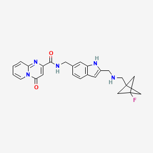 molecular formula C25H24FN5O2 B12406685 Mettl3-IN-1 