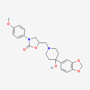 molecular formula C23H26N2O6 B1240669 Panamesine 