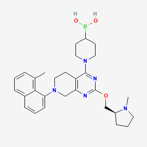 molecular formula C29H38BN5O3 B12406706 KRAS G12D inhibitor 11 