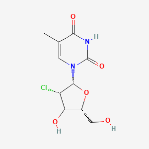 1-[(2R,3S,5R)-3-chloro-4-hydroxy-5-(hydroxymethyl)oxolan-2-yl]-5-methylpyrimidine-2,4-dione