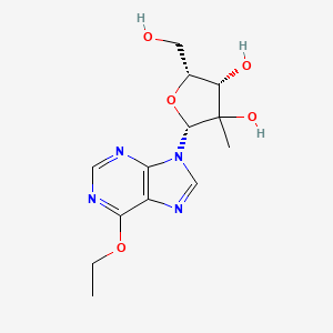 6-Ethoxy-9-beta-D-(2-C-methyl-ribofuranosyl)purine