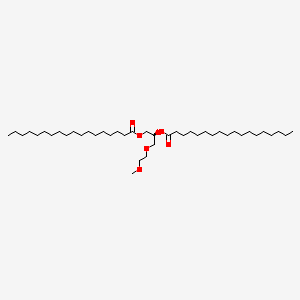 molecular formula C42H82O6 B12406726 [(2S)-3-(2-methoxyethoxy)-2-octadecanoyloxypropyl] octadecanoate 