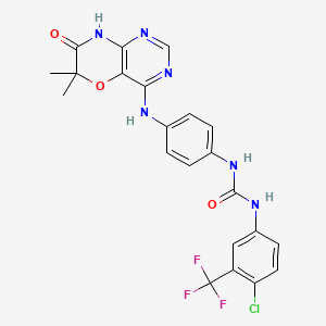 molecular formula C22H18ClF3N6O3 B12406731 Pan-Trk-IN-2 