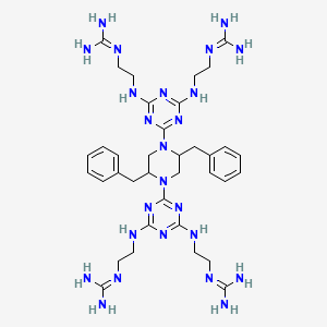 molecular formula C36H56N24 B12406734 Antimicrobial agent-7 