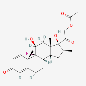 molecular formula C24H31FO6 B12406767 Betamethasone acetate-d5 