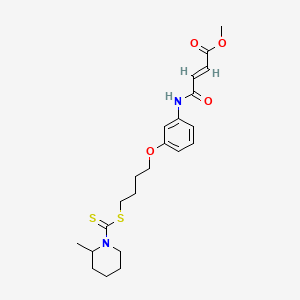 molecular formula C22H30N2O4S2 B12406777 AChE-IN-24 