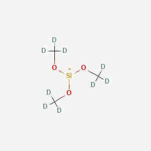 molecular formula C3H9O3Si B12406796 Trimethoxysilane-d9 