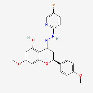 molecular formula C22H20BrN3O4 B12406802 P-gp modulator 2 