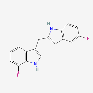 molecular formula C17H12F2N2 B12406825 PCSK9 modulator-2 