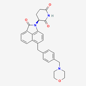 molecular formula C28H27N3O4 B12406830 Cemsidomide CAS No. 2504235-67-8