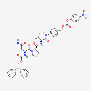 molecular formula C43H44N6O11 B12406877 Fmoc-Asn-Pro-Val-PABC-PNP 