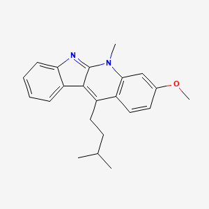 molecular formula C22H24N2O B12406881 Anticancer agent 75 