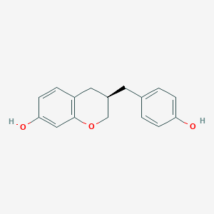 molecular formula C16H16O3 B12406898 (3R)-7-hydroxy-3-(4-hydroxybenzyl)chromane 