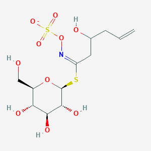 molecular formula C12H20NO10S2- B1240690 2-羟基-4-戊烯基硫代葡萄糖苷 