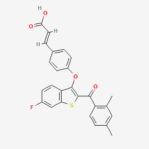 molecular formula C26H19FO4S B12406912 ER degrader 4 