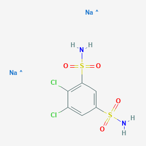 molecular formula C6H6Cl2N2Na2O4S2 B12406922 Dichlorphenamide (disodium) 