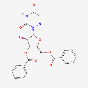 [(2R,4R,5R)-3-benzoyloxy-5-(3,5-dioxo-1,2,4-triazin-2-yl)-4-fluorooxolan-2-yl]methyl benzoate