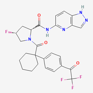 molecular formula C26H25F4N5O3 B12406950 Ep300/CREBBP-IN-3 