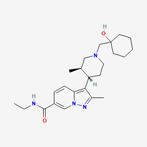 molecular formula C24H36N4O2 B12406957 Yeats4-IN-1 