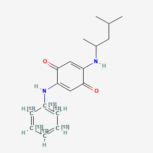 molecular formula C18H22N2O2 B12406984 6PPD-quinone-13C6 