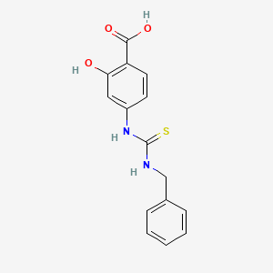 molecular formula C15H14N2O3S B12406997 Antibacterial agent 122 