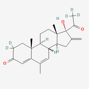 molecular formula C23H30O3 B12407045 Melengestrol-d5 