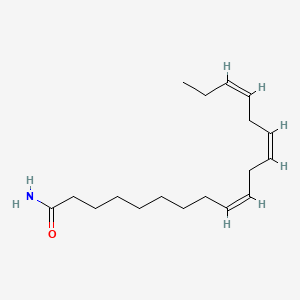 molecular formula C18H31NO B1240705 (9Z,12Z,15Z)-9,12,15-十八碳三烯酰胺 CAS No. 79356-91-5