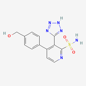 (3P)-4-[4-(hydroxymethyl)phenyl]-3-(2H-tetrazol-5-yl)pyridine-2-sulfonamide