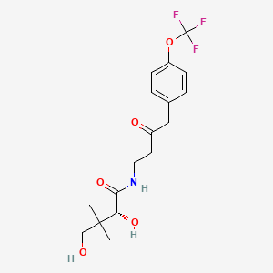 molecular formula C17H22F3NO5 B12407092 Vanin-1-IN-3 