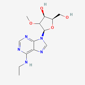 (2R,3S,5R)-5-[6-(ethylamino)purin-9-yl]-2-(hydroxymethyl)-4-methoxyoxolan-3-ol