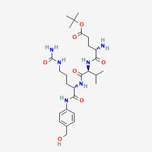 molecular formula C27H44N6O7 B12407097 Glu(OtBu)-Val-Cit-PAB-OH 