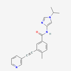 molecular formula C21H20N4O B12407111 c-ABL-IN-2 