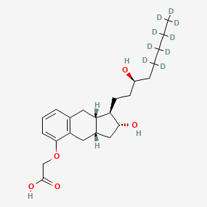 molecular formula C23H34O5 B12407129 Treprostinil-d9 