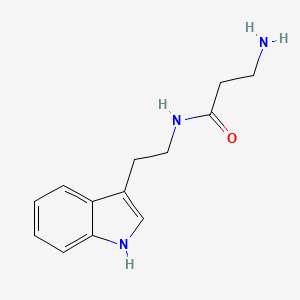 molecular formula C13H17N3O B12407169 Indole-C2-amide-C2-NH2 