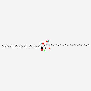 19-(Chloromethyl)-19,20-dihydroxyoctatriacontane-18,21-dione