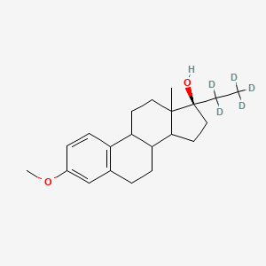 1,3,5(10)-Estratriene-17|A-ethyl-3,17|A-diol 3-methyl ether-d5